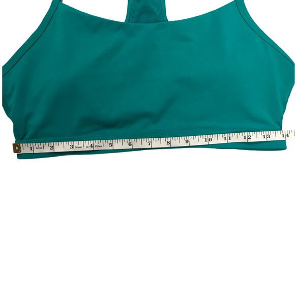 Fabletics‎ Sports Bra Portia Racerback Women's Medium Support Activewear Green - Picture 8 of 11